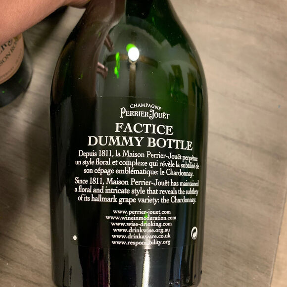 Perrier-Jouët BLASON ROSE’ 750ML Sealed Dummy FACTICES Display Bottle NEW - Picture 4 of 10